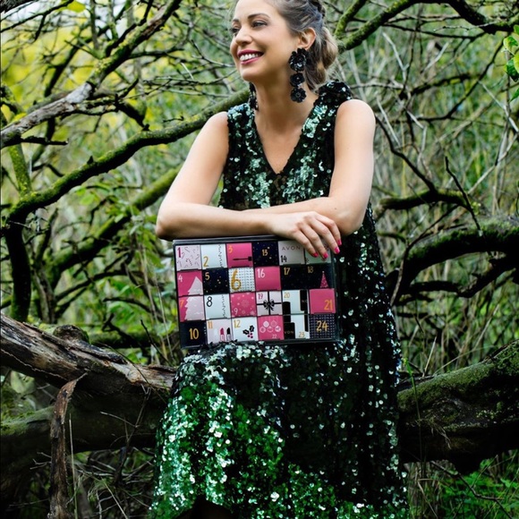 Zara colorblock sequin dress bloggers favorite - Picture 3 of 8